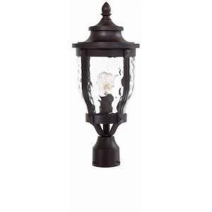 Great Outdoors - Merrimack - 1 Light Post Mount In Traditional Style - 19.75 Inches Tall By 8 Inches Wide - 67188
