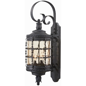 Great Outdoors - Mallorca- 2 Light Outdoor Wall Mount In Traditional Style - 28.25 Inches Tall By 8.75 Inches Wide - 538698
