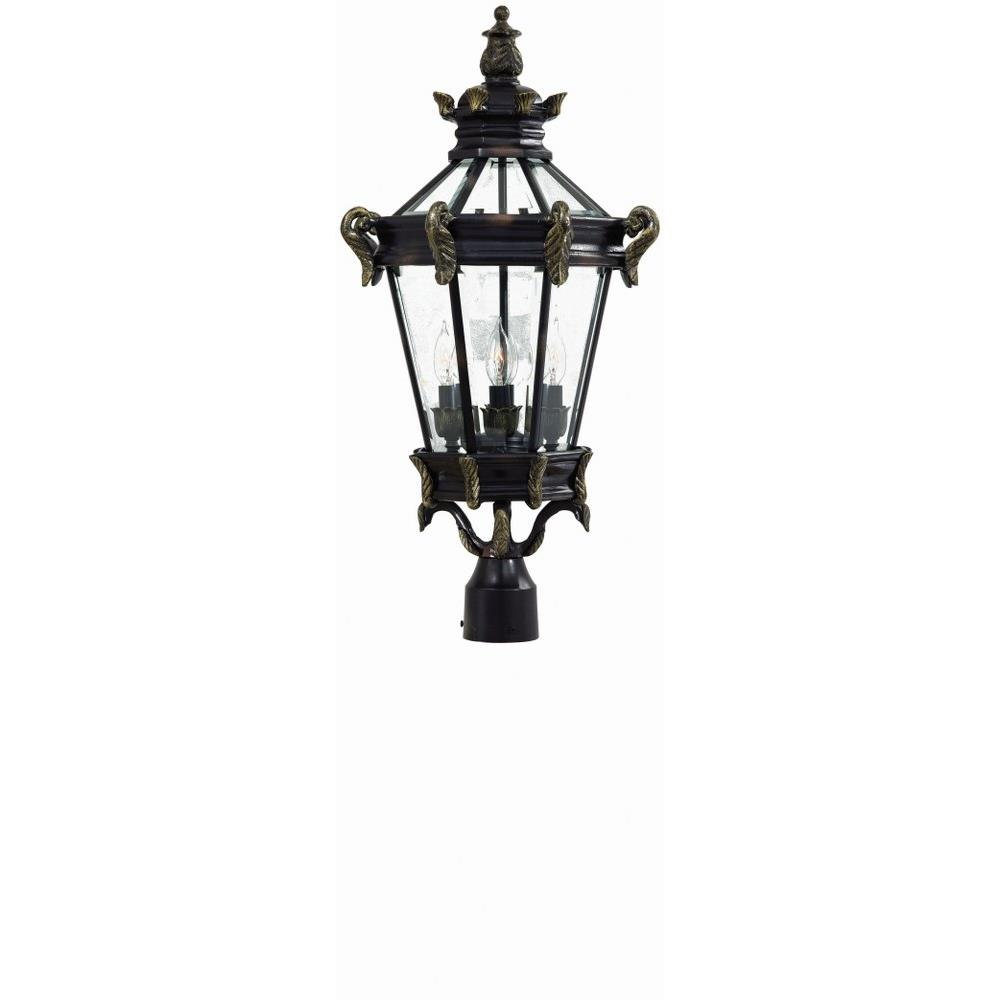 Minka Lavery - 8936-95 - Great Outdoors - stratford Hall - 4 Light Outdoor  Post Mount In Traditional Style - 28 Inches Tall By 14.25 Inches Wide, image size:1000x1000