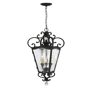 Great Outdoors - Brixton Ivy - 3 Light Outdoor Chain Hung Lantern - 1050390