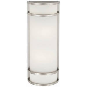 Great Outdoors - Bay View - 2 Light Outdoor Pocket Lantern In Contemporary Style - 20 Inches Tall By 8 Inches Wide - 538709