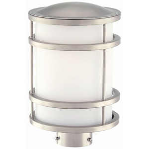 Great Outdoors - Bay View - 1 Light Outdoor Post Mount In Transitional Style - 12.25 Inches Tall By 8 Inches Wide - 32207