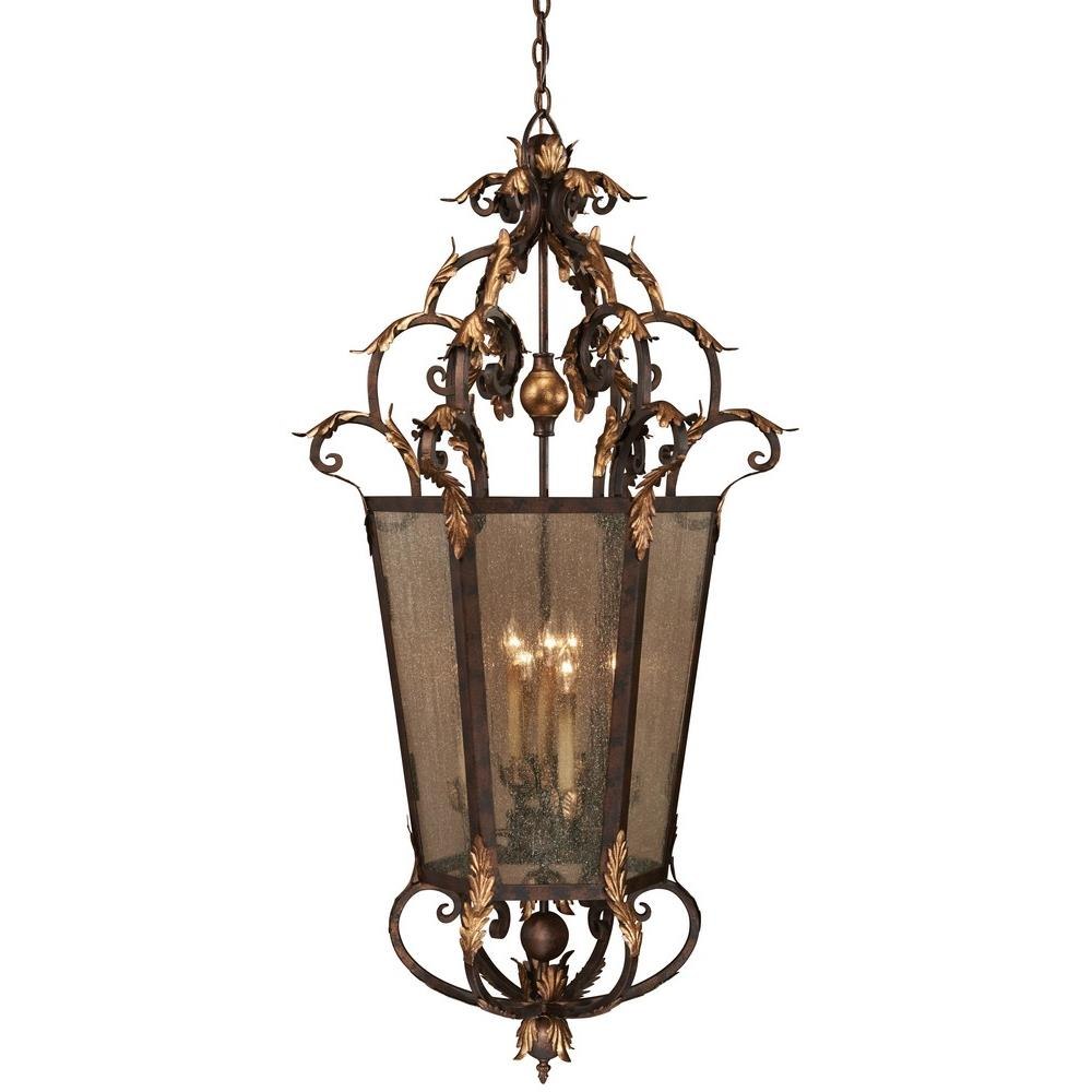 Metropolitan N6242-355 5 Light Pendant Zaragoza Golden Bronze