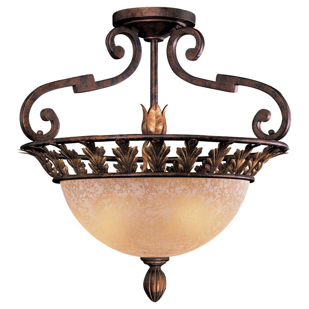 Metropolitan N6242-355 5 Light Pendant Zaragoza Golden Bronze