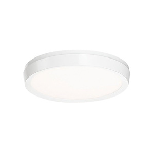 Argo - 15W 1 LED Round Flush Mount-1 Inches Tall and 7 Inches Wide