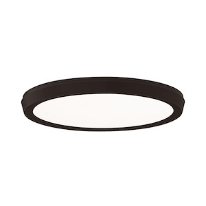 Argo-20W  1 LED Round Flush Mount in Contemporary Style-11 Inches Wide by 1 Inch High
