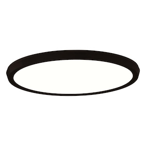 Argo - 26W 1 LED Round Flush Mount-1 Inches Tall and 15 Inches Wide