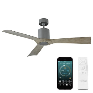 Aviator-54 Inch 3-Blade Ceiling Fan with Remote Control in Transitional Style-15.5 Inches High