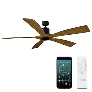 Aviator-70 Inch 5-Blade Ceiling Fan with Remote Control in Transitional Style-15.5 Inches High