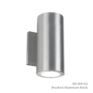 Vessel-29W 2 LED Up and Down Outdoor Wall Mount in Contemporary Style-4 Inches Wide by 7.6 Inches High