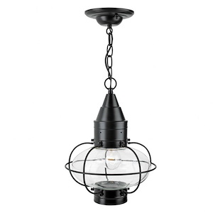 Classic Onion - 1 Light Medium Outdoor Hanging Pendant In Traditional and Classic Style-15 Inches Tall and 11.375 Inches Wide