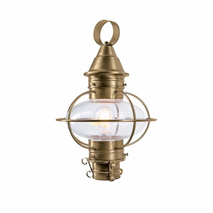 American Onion - 1 Light Outdoot Post Mount-22 Inches Tall and 14 Inches Wide