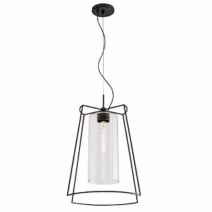 Cere - 1 Light Pendant In Modern and Contemporary Style-20 Inches Tall and 14.25 Inches Wide