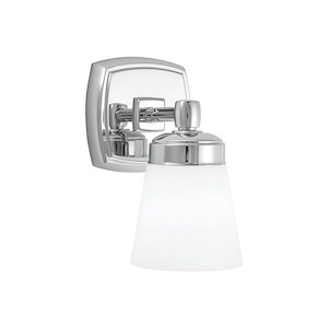 Soft Square - 1 Light Wall Sconce In Contemporary and Classic Style-8.5 Inches Tall and 5 Inches Wide