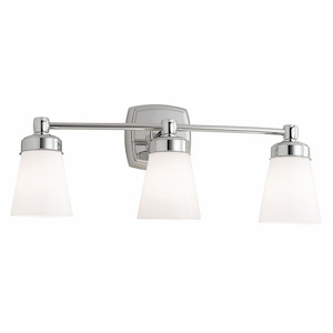 Soft Square - 3 Light Wall Sconce In Contemporary and Classic Style-8.5 Inches Tall and 22.25 Inches Wide