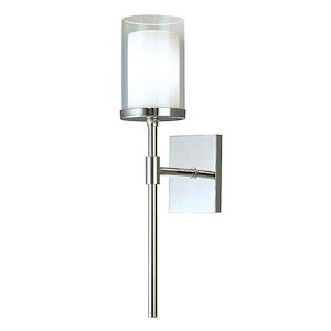 Kimberly - 1 Light Wall Sconce In Contemporary and Classic Style-16.75 Inches Tall and 4.5 Inches Wide