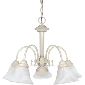 Ballerina-Five Light Chandelier-24 Inches Wide by 18 Inches High - 182955