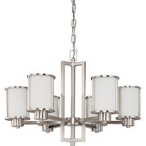Odeon-Six Light Chandelier-28 Inches Wide by 19.875 Inches High - 183496