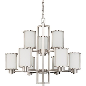Odeon-Nine Light Chandelier-30 Inches Wide by 27.125 Inches High - 183494