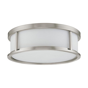 Odeon-Three Light Flush Dome-17 Inches Wide by 5.625 Inches High - 183485