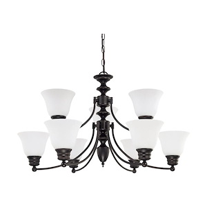 Empire-Nine Light Chandelier-32 Inches Wide by 18 Inches High - 183741
