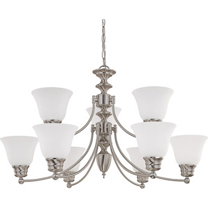 Empire-Nine Light Chandelier-32 Inches Wide by 18 Inches High - 183688