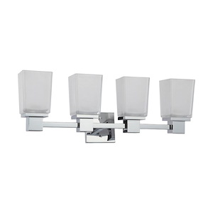 Parker-Four Light Bath Vanity-26 Inches Wide by 9.5 Inches High - 278502