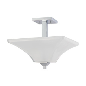 Parker-Two Light Semi-Flush Mount-13.25 Inches Wide by 11.25 Inches High - 278499