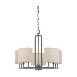 Gemini-Five Light Chandelier-25 Inches Wide by 21.25 Inches High - 278831