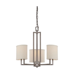 Gemini-Three Light Chandelier-21 Inches Wide by 20.75 Inches High - 278829