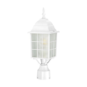 Adams-Outdoor Post Light-6.125 Inches Wide by 18.25 Inches High - 339373