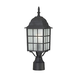 Adams-Outdoor Post Light-6.125 Inches Wide by 18.25 Inches High - 339371