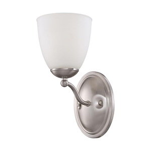 Patton-1 Light Vanity Fixture-5.5 Inches Wide by 11 Inches High - 339289