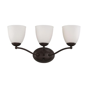 Patton-3 Light Vanity Fixture-21 Inches Wide by 10 Inches High - 339403