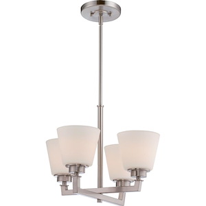 Mobili-Four Light Chandelier-18 Inches Wide by 52.25 Inches High - 446805