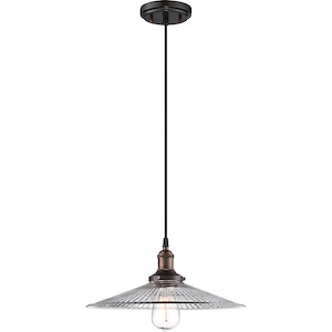 Vintage-One Light Pendant-14 Inches Wide by 6 Inches High - 428604