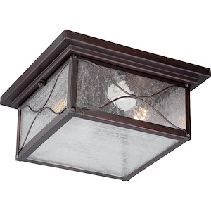 Vega-Two Light Outdoor Flush Mount-11.25 Inches Wide by 5.13 Inches High - 446888