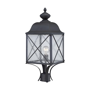 Wingate-One Light Outdoor Post Lantern-9.88 Inches Wide by 23 Inches High - 446883