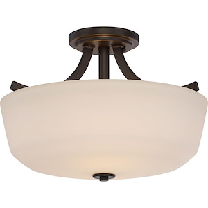 Laguna-Two Light Semi-Flush Mount-15.25 Inches Wide by 10.63 Inches High - 668645