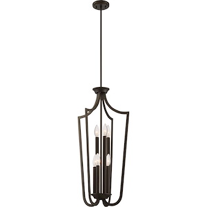 Laguna-Six Light Caged Pendant-17 Inches Wide by 71 Inches High - 535518