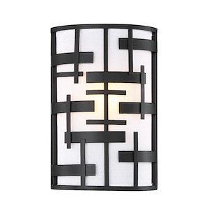 Lansing-2 Light Wall Sconce in Traditional Style-8 Inches Wide by 12 Inches High - 1004201