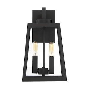 Halifax-2 Light Medium Outdoor Wall Lantern-8 Inches Wide by 13.5 Inches High - 1004156