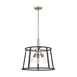 Chassis-3 Light Pendant-20 Inches Wide by 19 Inches High - 1004085