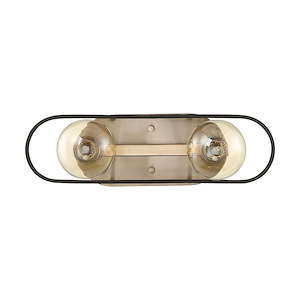 Chassis-2 Light Bath Vanity-15.75 Inches Wide by 4.75 Inches High - 1004083