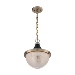 Faro-1 Light Large Pendant in Transitional Style-12.63 Inches Wide by 14.13 Inches High - 1004135