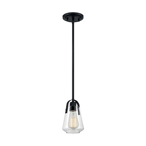 Marina-1 Light Mini Pendant in Modern/Contemporary Style-4.75 Inches Wide by 13.25 Inches High - 1004229