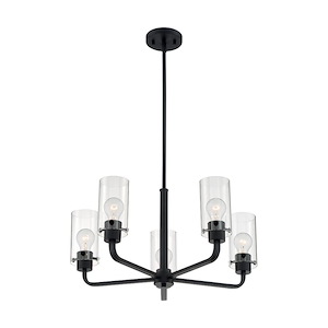 Sommerset-5 Light Chandelier in Modern/Contemporary Style-24 Inches Wide by 13.5 Inches High - 1004325