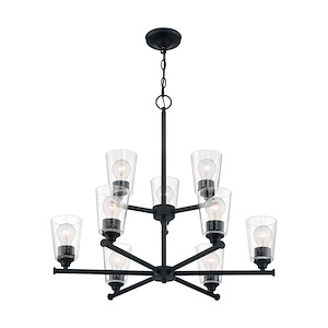 Bransel-9 Light Chandelier in Transitional Style-28 Inches Wide by 25 Inches High - 1004055