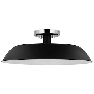 Colony - 1 Light Medium Semi-Flush Mount In Mid-Century Modern Style-7 Inches Tall and 19.88 Inches Wide - 1094295