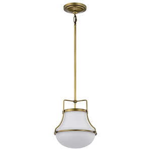 Valdora - 1 Light Pendant In Traditional Style-11 Inches Tall and 10.38 Inches Wide - 1299447